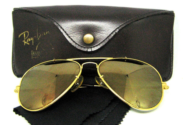 Ray-Ban USA B&L Diamond Hard Aviator Outdoorsman 58mm W1506 Survivor Sunglasses
