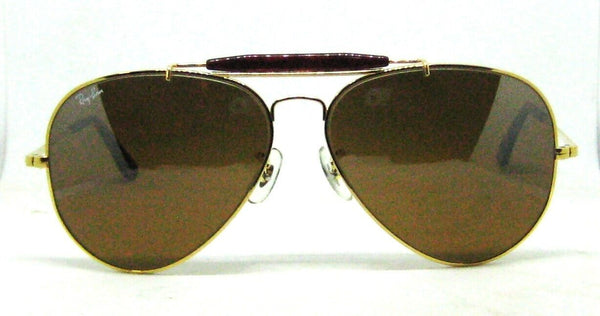 Ray-Ban USA NOS Vintage 80s B&L Aviator Tortuga TGM Outdoorsman New Sunglasses