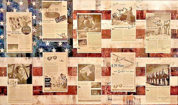 Vintage Ray-Ban USA Aviator 1940s WWII B&L USAAF USN AN6531 Sunglasses