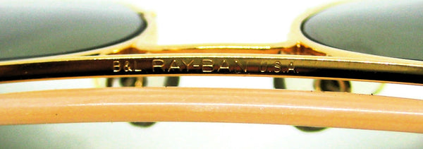 Ray-Ban USA B&L NOS Diamond Hard Aviator Outdoorsman II Bravura Deep Groove Sunglasses