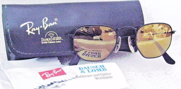 RAY-BAN NOS VINTAGE B&L HEXAGON *DIAMOND HARD SURVIVOR 3 W1910-B *NEW SUNGLASSES - Vintage Sunglasses 