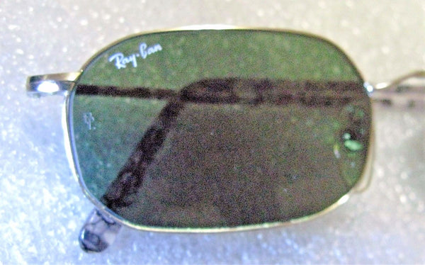 VINTAGE *NOS RAY-BAN B&L "Slim Line" W2648 SilverMarble & Chrome *NEW SUNGLASSES - Vintage Sunglasses 