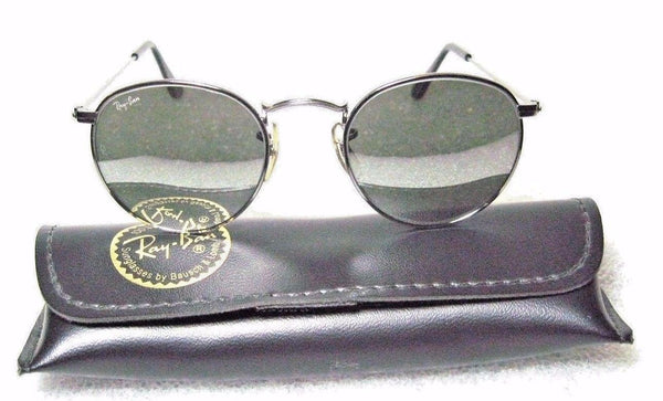 RAY-BAN *NOS VINTAGE B&L "Lennon" W2467 Silver Chrome G-31 Mirror NEW SUNGLASSES - Vintage Sunglasses 