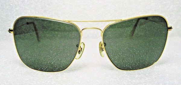 RAY-BAN *NrMINT VINTAGE B&L AVIATOR L0582 CARAVAN 24kGP ClassicMetals SUNGLASSES - Vintage Sunglasses 