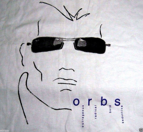 VINTAGE *NOS RAY-BAN B&L ORBS SLEEK W2384C Black Chrome Wrap NEW SUNGLASSES&CASE - Vintage Sunglasses 