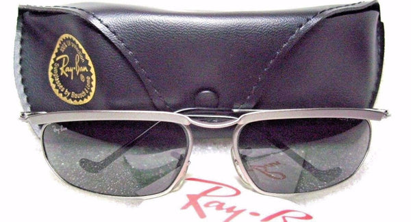 VINTAGE *NOS RAY-BAN B&L ORBS "PREDATOR" W2568 New Deco Gunmetal *NEW SUNGLASSES - Vintage Sunglasses 