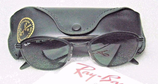 RAY-BAN *NOS VINTAGE B&L SideStreet "Gridlock" W2863 Matte Black *NEW SUNGLASSES - Vintage Sunglasses 