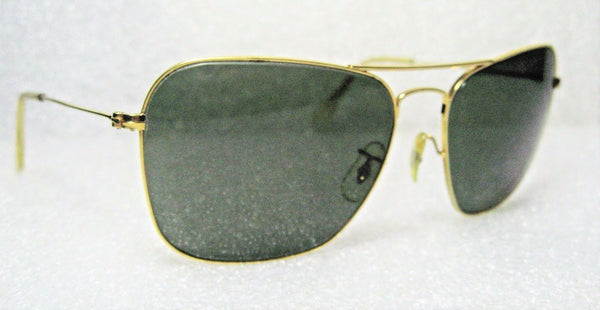RAY-BAN *NrMINT VINTAGE B&L AVIATOR L0582 CARAVAN 24kGP ClassicMetals SUNGLASSES - Vintage Sunglasses 