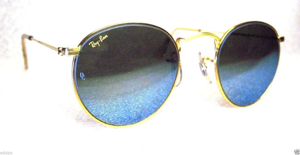 RAY-BAN NOS VINTAGE B&L Classic Metals W1861 Etchd 24K BlueMirror NEW SUNGLASSES - Vintage Sunglasses 