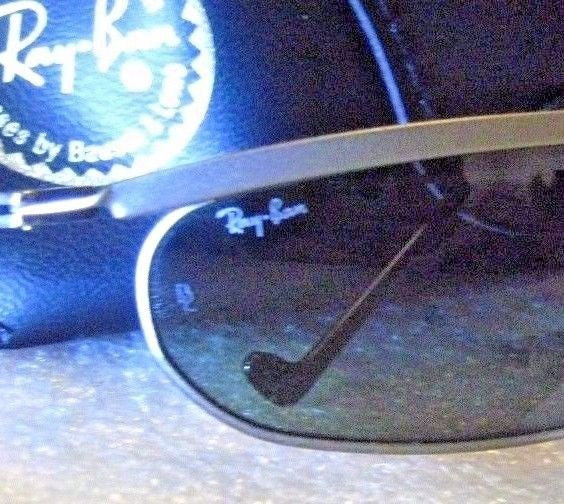 VINTAGE *NOS RAY-BAN B&L ORBS "PREDATOR" W2568 New Deco Gunmetal *NEW SUNGLASSES - Vintage Sunglasses 