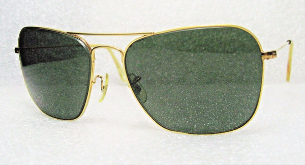 RAY-BAN *NrMINT VINTAGE B&L AVIATOR L0582 CARAVAN 24kGP ClassicMetals SUNGLASSES - Vintage Sunglasses 
