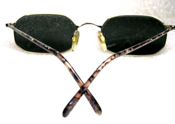 VINTAGE *NOS RAY-BAN B&L "Slim Line" W2648 Antique Gold Tortoise *NEW SUNGLASSES - Vintage Sunglasses 