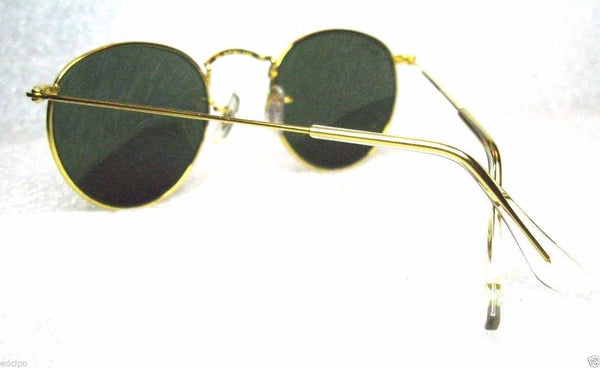RAY-BAN NOS VINTAGE B&L Classic Metals W1861 Etchd 24K BlueMirror NEW SUNGLASSES - Vintage Sunglasses 