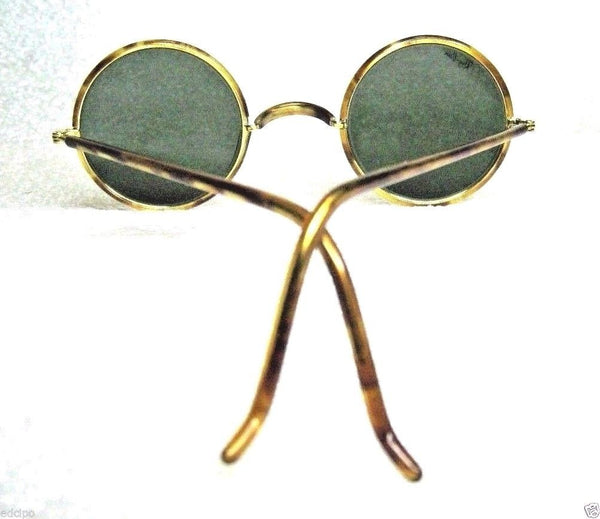 RAY-BAN *NOS VINTAGE B&L "CHEYENNE II" W1748 Honey *Lennon Style *NEW SUNGLASSES - Vintage Sunglasses 