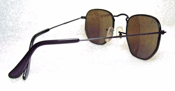RAY-BAN NOS VINTAGE B&L HEXAGON *DIAMOND HARD SURVIVOR 3 W1910-B *NEW SUNGLASSES - Vintage Sunglasses 