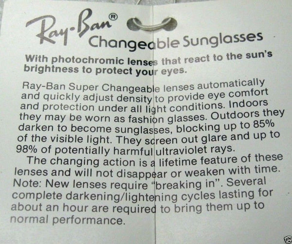 RAY-BAN *MINT B&L VINTAGE AVIATOR *LEATHERS *SUPER-CHANGEABLES SUNGLASSES & CASE - Vintage Sunglasses 