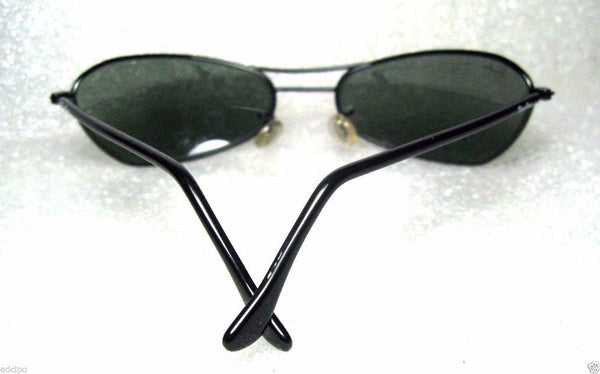 VINTAGE *NOS RAY-BAN B&L ORBS SLEEK W2384C Black Chrome Wrap NEW SUNGLASSES&CASE - Vintage Sunglasses 