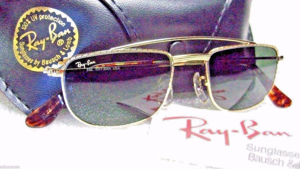 RAY-BAN *NOS VINTAGE B&L CARAVAN W1756 Special Edition Arista 24k NOS SUNGLASSES - Vintage Sunglasses 