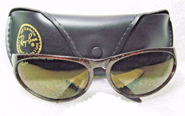 *NEW RAY-BAN VINTAGE B&L"SKYLINE" PREDATOR W2354 SideStreet Gold Glit SUNGLASSES - Vintage Sunglasses 