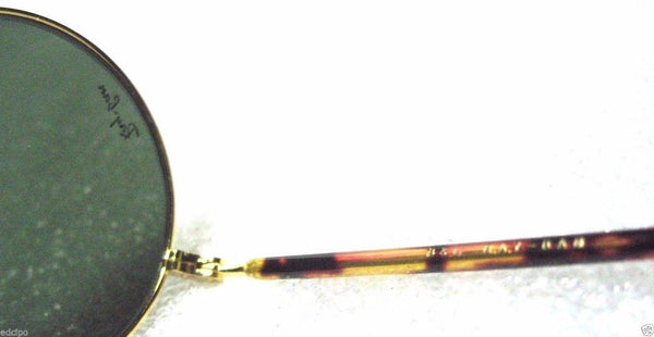 RAY-BAN *NOS VINTAGE B&L CHEYENNE II W1748-Gold Tortoise Lennon *NEW SUNGLASSES - Vintage Sunglasses 