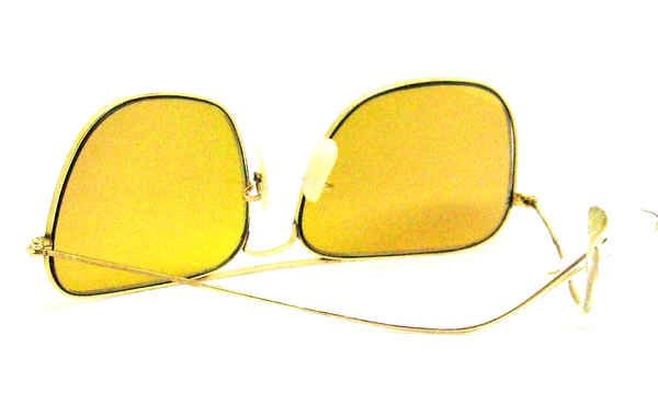 Ray-Ban USA Vintage 70s B&L  Aviator 58[]16 Caravan Ambermatic 12K GF Sunglasses