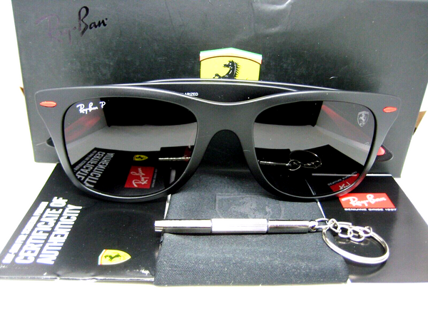 Ray-Ban Scuderia Ferrari Collection Wayfarer RB8395M 52[]20 NewInBox Sunglasses