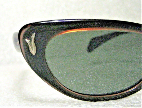 Vintage Ray-Ban USA 1950s B&L Rare Alita Cateye Mint Sunglasses & Case - Vintage Sunglasses 