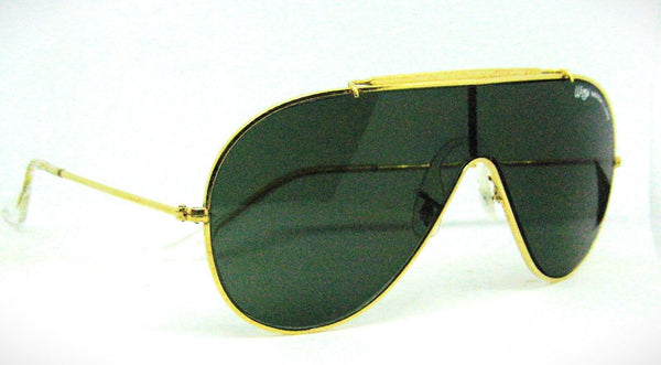 Ray-Ban USA Vintage B&L 1970s Rare Wings Uni lens Excellent Sunglasses & Case