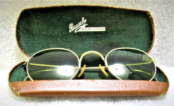 Vintage Bausch & Lomb USA 1940s WWII 12k GF Ray-Ban RB-3 Mint Sunglasses & Case - Vintage Sunglasses 