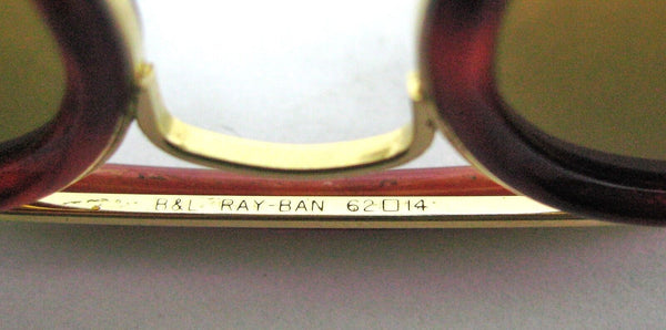 Ray-Ban USA NOS Vintage 1980s B&L Aviator Road Spirit Trad Stl G  New Sunglasses