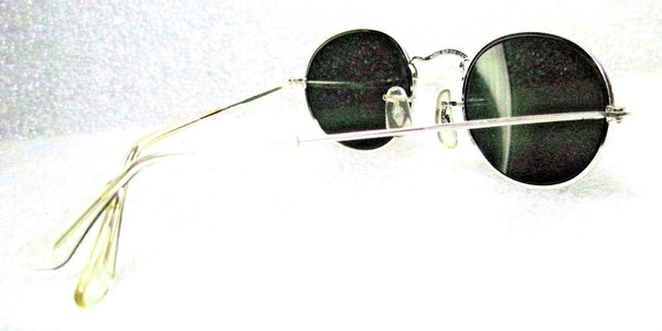 Ray-Ban USA *NOS Vintage B&L Exclusive W1862-White Gold BluMirror NEW Sunglasses - Vintage Sunglasses 