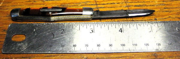 Remington UMC Antique R1285 2-Blade Tortoise Shell Swell Center Jack Knife USA!