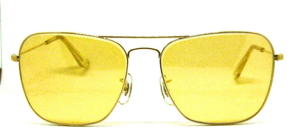 Ray-Ban USA N OS Vintage 70s B&L  Aviator Caravan Ambermatic NewInBox Sunglasses