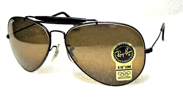 Ray-Ban USA Vintage NOS B&L Aviator Outdoorsman TGM B15 4-Driving New Sunglasses - Vintage Sunglasses 