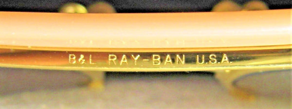 Ray-Ban USA Vintage 1987 B&L Aviator "The General" RB-50 W0364 Exlnt Sunglasses - Vintage Sunglasses 