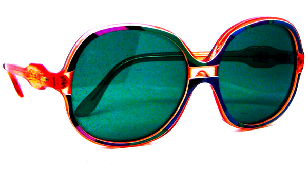 Vintage Rare Emilio Pucci 1960/70s Psychedelic France Mint Sunglasses