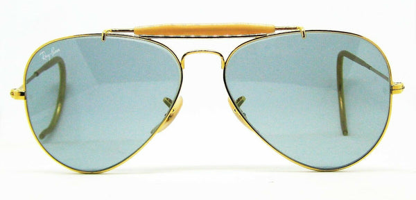 Ray-Ban USA NOS Vintage B&L Aviator Outdoorsman Blue Changeables New Sunglasses