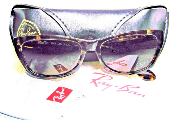 Ray-Ban USA NOS VINTAGE B&L W1438 Innerview Antique Tortoise Wayfarer Sunglasses - Vintage Sunglasses 