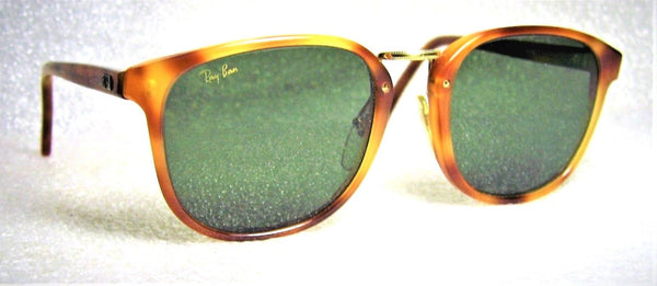 Ray-Ban USA Vintage 1980s B&L TraditionalS Blonde Tortoise W1106 Sunglasses+Case - Vintage Sunglasses 