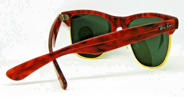 Ray-Ban USA NOS Vintage B&L Wayfarer Max W1273 Caramel Tortoise New Sunglasses - Vintage Sunglasses 