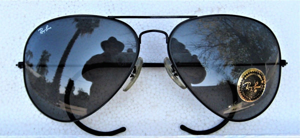 Ray-Ban USA NOS Vintage B&L Aviator 62mm ODM Blue UltraGradient New Sunglasses - Vintage Sunglasses 