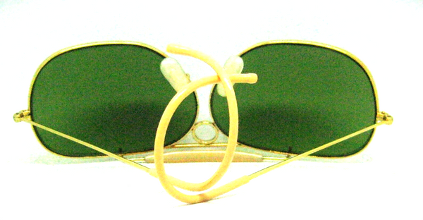 Ray-Ban USA 60s NOS Vintage B&L Wide Aviator "Decot" RB-3 Shooter Sunglasses