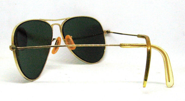 Ray-Ban USA NOS Vintage 1940/50s B&L WWII 52mm Aviator 12K GF New sunglasses