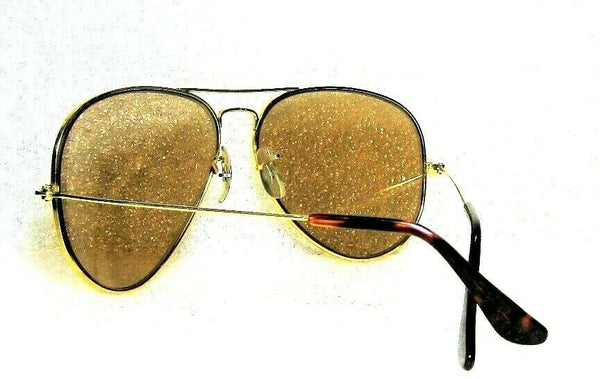 Ray-Ban USA Vintage B&L Aviator Tortuga Changeable Brwn L1712 Nr.Mint Sunglasses - Vintage Sunglasses 