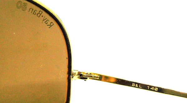 Ray-Ban USA The General Vintage 1980s B&L RB-50 Aviator Outdoorsman Sunglasses