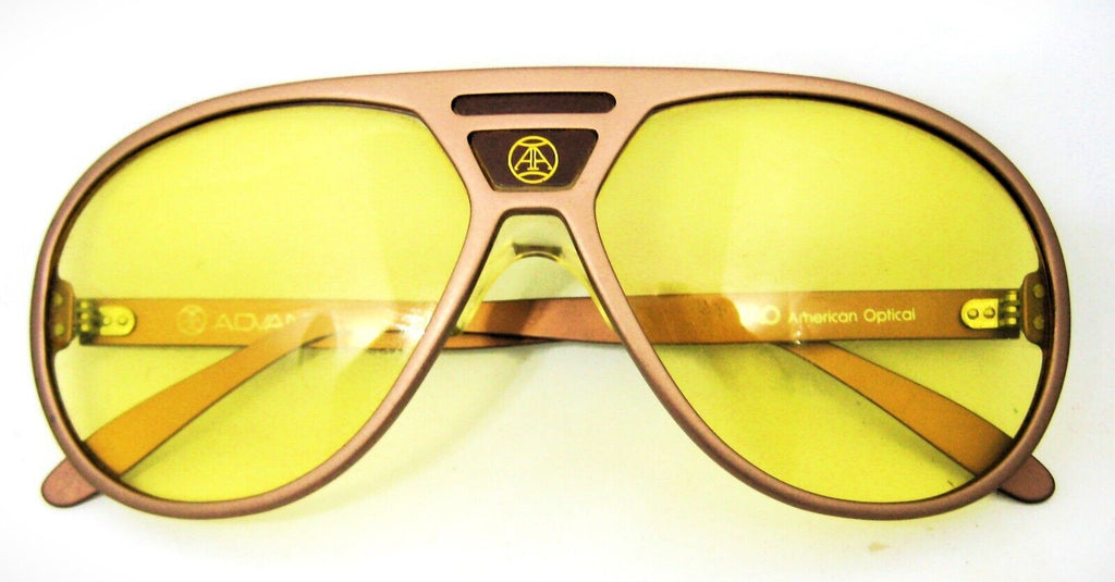 American Optical USA Arthur Ashe Advantage Ashe Aviator  1970 Vintage Sunglasses