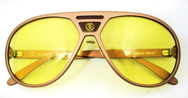 American Optical USA Arthur Ashe Advantage Ashe Aviator  1970 Vintage Sunglasses
