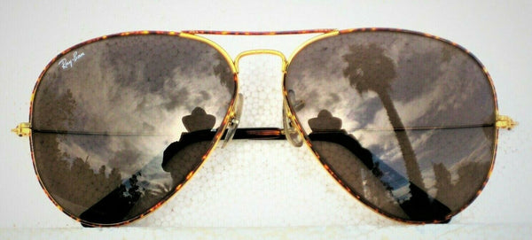 Ray-Ban USA Vintage B&L Aviator Tortuga Changeable Brwn L1712 Nr.Mint Sunglasses - Vintage Sunglasses 