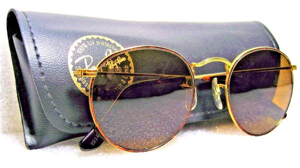 Ray-Ban *NOS Vintage B&L 24k Classic Metals Arista Tortuga W2186 *NEW Sunglasses - Vintage Sunglasses 