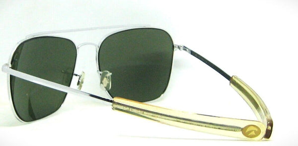 Ray-Ban USA Vintage 1960s B&L Aviator Caravan Echelon Chrome Rare  Sunglasses